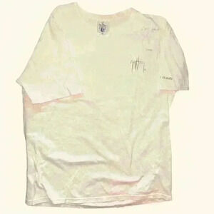 Guy Harvey Sz L Autographed‎ Sailfish T Shirt Outdoor Fishing